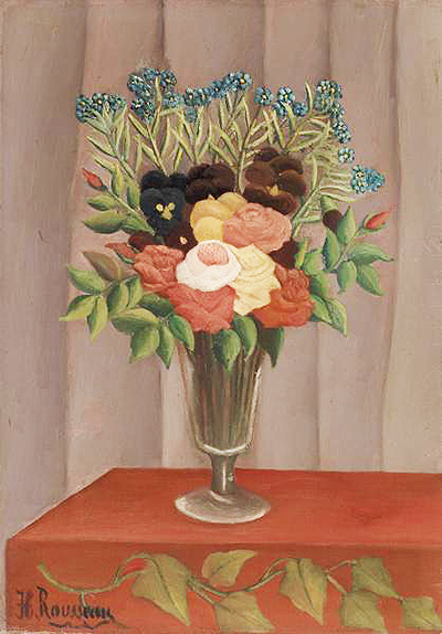 Bouquet of Flowers Henri Rousseau